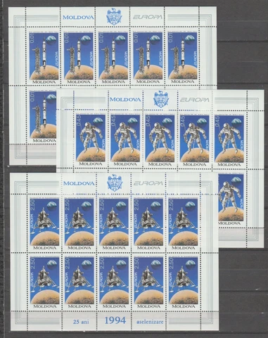 S37860 Moldova Europa Cept MNH 1994 MSx3 Cover