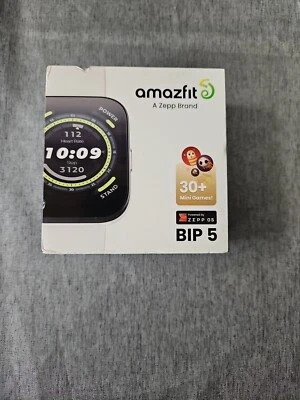 Amazfit A2215 BIP 5 48mm Water Resistant Smartwatch Soft White, Lot #552 - Image 1 of 4