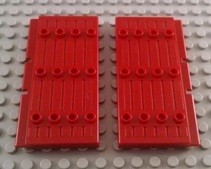 LEGO Dark Red 1x5x7 1/2 Stockade Style Doors - Picture 1 of 1