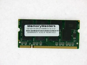 1GB (1x1GB) Memory RAM for Apple PowerBook G4 1.5 12" (Aluminum) - Picture 1 of 1