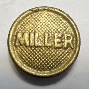 Miller Oil lamp Filler Cap brass kerosene part antique original Salvage Part - Picture 1 of 7