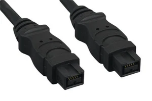 3Ft-10Ft 9 to 9 Pin IEEE1394 FIREWIRE 800 Mbps iLINK Cable PC MAC DV Bilingual - Picture 1 of 1