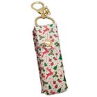 Leather Lipstick Bag Keychain For Women Portable Lip Gloss Case For Backpack