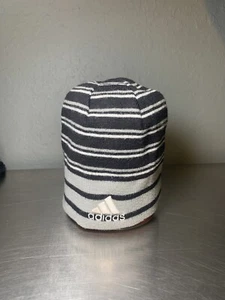 Kids Adidas Reversible Grey & Black Beanie Hat Cap With Embroidered Logo - Picture 1 of 13