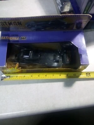 VEHÍCULO BATIMÓVIL TOYBIZ BATMAN CONTROL REMOTO 1989 ¡DE COLECCIÓN!  Usado en caja Foto 1 de 4