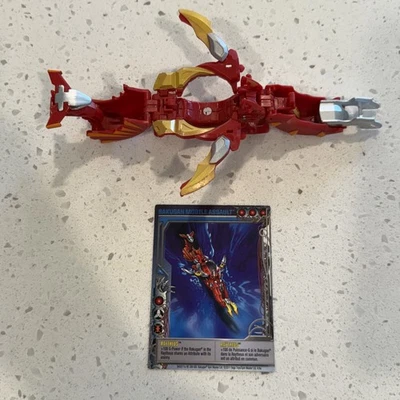 Bakugan Mechtanium Surge Pyrus Raytheus Mobile Assault 270G w / Card 2011 - Image 1 of 4