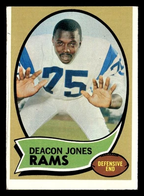 1970 Topps Deacon Jones #125 EX Los Angeles Rams - Image 1 of 2