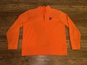 Baltimore Orioles Medium Orange Viertelreißverschluss Schneider und Buck - Bild 1 von 4