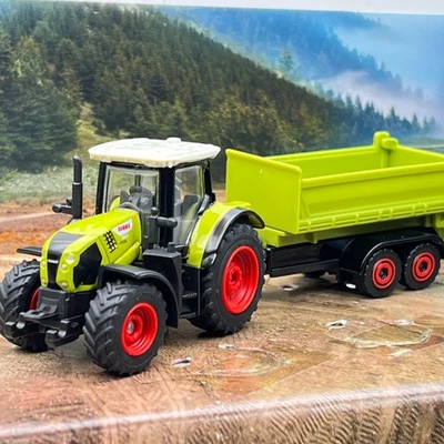 Majorette Claas Arion 660 Tractor & Trailer 2025 1:87 Loose Diecast - Image 1 of 4