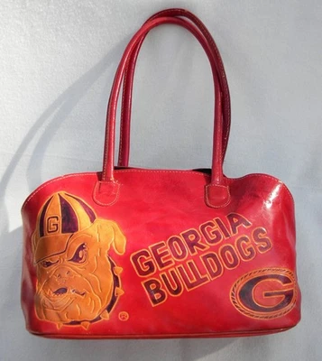 Bolso de mano Georgia Bulldogs de cuero estampado Foto 1 de 4
