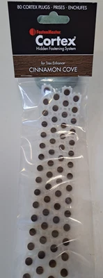 80 COLLATED FASTENMASTER CORTEX TREX ® CINNAMON COVE PLUGS COMPOSITE DECKING