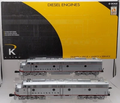 K-Line K28131 O CB&Q E8 AA дизельный локомотив набор w/TMCC и RS #9966 и #9967 LN - Изображение 1 из 4