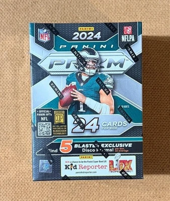 Caja bláster de fútbol Panini Prizm 2024 disco Prizm nueva Foto 1 de 3