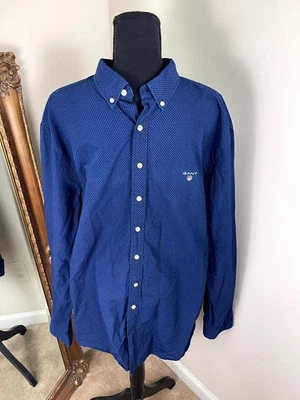 GANT 🇺🇸 Camisa Azul Manga Larga Abotonada 2 XL Foto 1 de 4