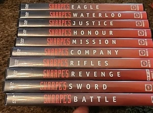 Sharpe’s DVD Lot Bernard Cornwell Napoleonic War TV Series British Sean Bean 90s - Picture 1 of 3