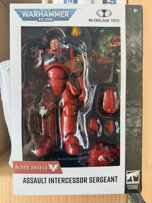 McFarlane Warhammer 40,000 Assault Intercessor Sergeant (Blood Angel) Sealed - Image 1 of 2