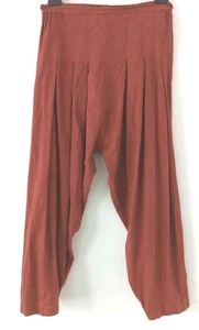 Pantalón cónico globo cintura elástica plisado harén para dama talla 16 - Imagen 1 de 5
