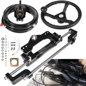 Kit de dirección hidráulica fueraborda 200 HP barco sistema marino para una sola estación - Imagen 1 de 7