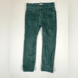 CREWCUTS J.Crew Boys' Forest Green Corduroy Cotton Blend Stretch Pants Size 5 - Picture 1 of 9