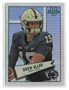 Drew Allar 2022 Bowman University Chrome 1952 Bowman #52BF-25-PENN ST - Picture 1 of 2