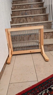 Treppengitter verstellbar (aus Holz und Metall) - Bild 1 von 4