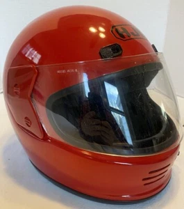 HJC Motorcycle Helmet Full Face FG4 Red Fiberglass 2014 - Picture 1 of 10