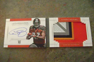 Austin Seferian-Jenkins 2014 National Treasures Auto Booklet Patch Rc 54/99 Bucs - Picture 1 of 1