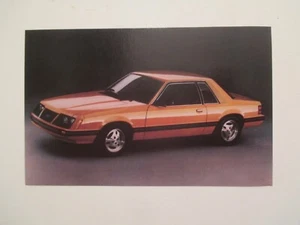Postal Ford Mustang 1983 coche automóvil - Imagen 1 de 2