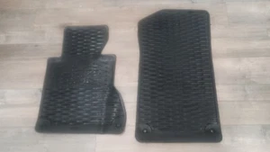 00 01 02 03 04 05 BMW 323I 325I 328I 330I E46 SEDAN BLACK RUBBER FLOOR MATS RUGS - Picture 1 of 7