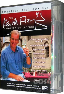 Keith Floyd Complete Cookery Collection Uncorked, Around The Med etc 14 DVD New - Image 1 of 3