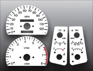 1994-1997 Isuzu Rodeo Passport Manual White Face Gauges - Picture 1 of 4