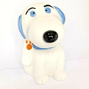 Puppy Dog Ceramic Money Box No.1 - Approx. H 12 x W 7.5 x D 10.5. - Picture 1 of 5