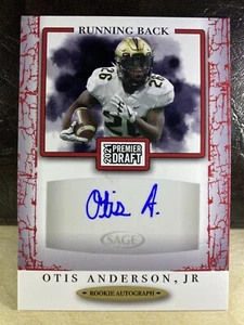 2021 Otis Anderson Jr RC Rookie Sage Premier Draft #A143 UCF NM - Picture 1 of 2