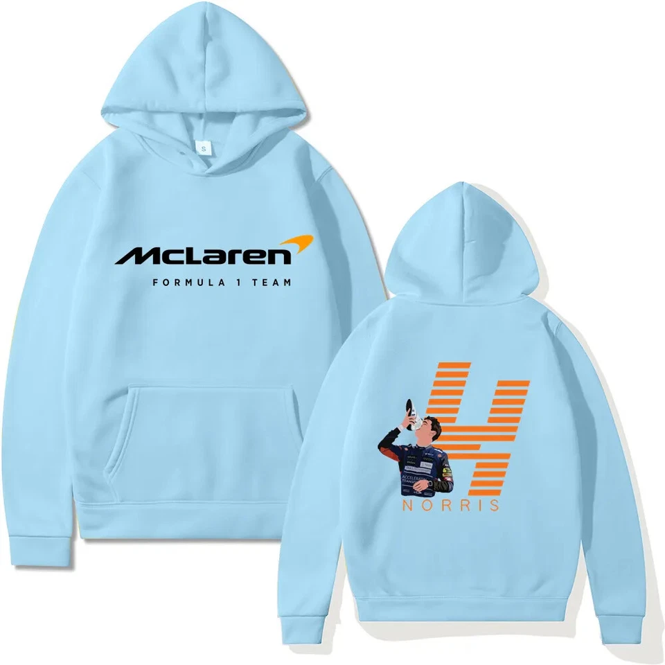 FAN LIFE APPAREL F1 Mclaren Lando Norris 4 Fan Hoodie NEW