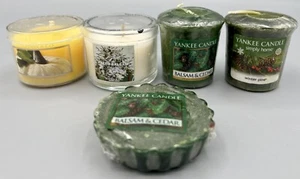 SLATKIN CO BATH & BODY WORKS New Lot Candles Sampler Fresh Balsam Cedar Pumpkin - Picture 1 of 8