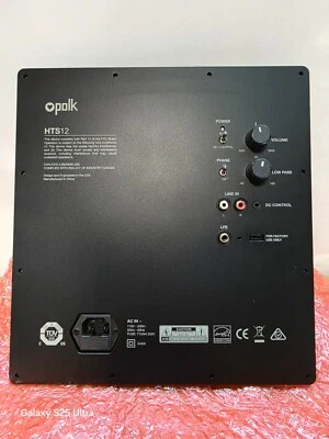 POLK AUDIO HTS 12 SUBWOOFER AMPLIFIER ORIGINAL OEM (*AMP ONLY!)