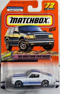 MATCHBOX  "1965 MUSTANG FASTBACK" FROM 1998 COLL #72 of 100 - Picture 1 of 4
