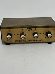 VINTAGE Olson RA-345 Mixer microfono transistor a 4 canali non testato - Foto 1 di 4