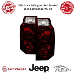 Spyder Xtune OEM Factory Style Tail Lights Red Smoked For 2006-10 Jeep Commander - Bild 1 von 11