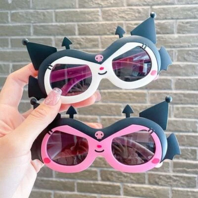 Sunglasses Kuromi Glasses Children Silicone Sunglasses Cute Decoration Kids Gift - image 1 of 4