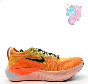 Nike Zoom Fly 4 Running Shoes Gold Black Orange DO2421 739 Men’s Size 11.5 - Picture 1 of 11