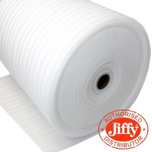 JIFFY FOAM WRAP ROLLS 500/750/1500mm x 2.5mm POSTAL MOVING PACKAGING ROLL - Picture 1 of 8