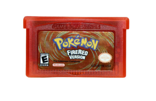 Pokémon Fire Red Version Game Boy Advance GBA Nintendo DS CIB New Battery  Saves