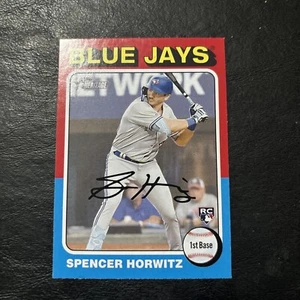 2024 Topps Heritage #452 Spencer Horowitz RC Toronto Blue Jays - Picture 1 of 2