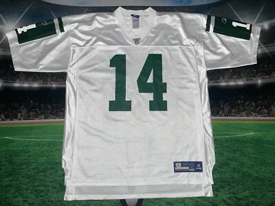 New York Jets Jason D’Aloisio #14 Reebok Jersey Adult Sz XL Preowned Foto 1 de 4