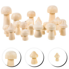  Mushroom Set Wooden Child Kids Suits Arts and Crafts for Ornaments