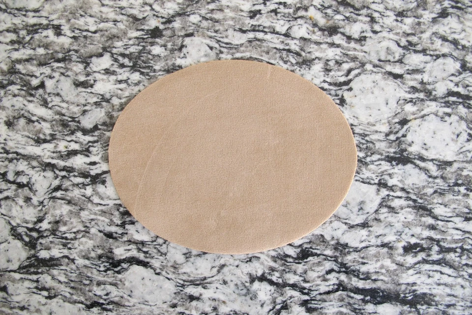 5112H Lot 2Pcs Light Brown Oval Elbow Knee Patches Repair Appliqué - Image 1 of 1