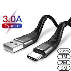 Fast Charge USB Type C Charger Cable For Samsung A71 A50 A22 S20 S10 S9 S8 Plus