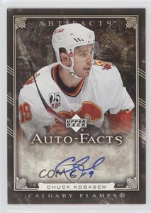 2006-07 Upper Deck Artifacts Auto-Facts Chuck Kobasew #AF-CK Auto
