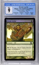 ELVISH LYRIST Eighth 8th Edition Foil CGC 9.0 Graded MTG [Card Kingdom]